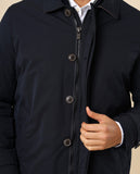 Blusão 100% Poliéster em Azul Escuro