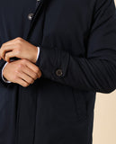 Blusão 100% Poliéster em Azul Escuro