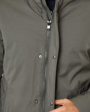 Blusão 100% Poliéster em Verde Escuro