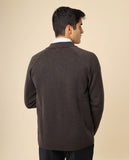 Casaco de Malha em Castanho