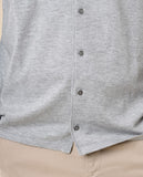 Casaco de Malha em Cinzento Claro