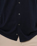 Casaco de Malha em Azul Escuro