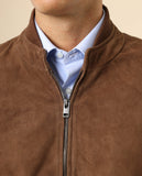 Blusão 100% Pele em Castanho