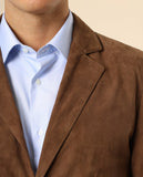 Blusão 100% Pele em Castanho