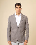 Casaco Casual em Bege Escuro