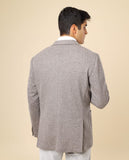 Casaco Casual em Bege Escuro