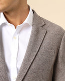 Casaco Casual em Bege Escuro