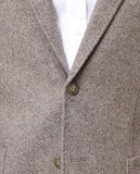 Casaco Casual em Bege Escuro