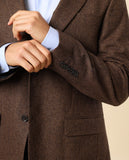 Casaco Sport 100% Lã Virgem em Castanho