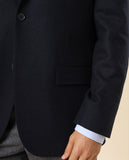 Casaco Sport 100% Lã Virgem em Azul Escuro