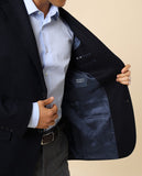 Casaco Sport 100% Lã Virgem em Azul Escuro