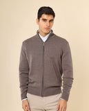 Light Brown Cardigan 100% Merino Wool