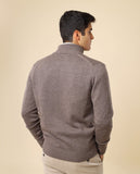 Light Brown Cardigan 100% Merino Wool
