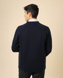 Casaco de Malha em Azul