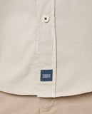 Camisa Casual 100% Algodão em Bege Claro