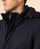 Blusão 100% Poliéster em Azul Escuro