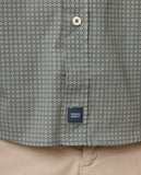 Camisa Casual 100% Algodão em Verde Seco