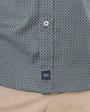 Camisa Casual 100% Algodão em Azul