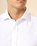 Camisa Casual 100% Algodón en Blanco