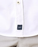 Camisa Casual 100% Algodón en Blanco