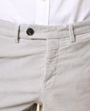 Calças Chinos Regular em Cinzento Claro