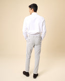 Calças Chinos Regular em Cinzento Claro