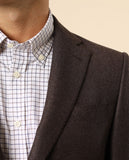 Casaco Sport 100% Lã Virgem em Castanho