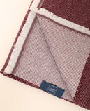 Cachecol 100% Lã em Bordeaux