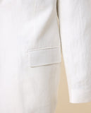 Casaco Sport 100% Linho em Branco