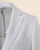 Casaco Sport 100% Linho em Cinzento Claro