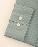 Camisa Casual 100% Algodão em Verde Claro