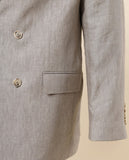 Casaco Sport Assertoado 100% Linho em Bege Claro