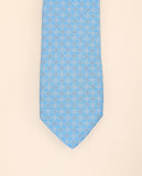 Gravata 100% Seda em Azul Turquesa