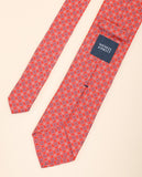 Gravata 100% Seda em Encarnado