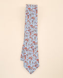 Gravata 100% Seda em Azul Claro