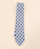 Gravata 100% Seda em Azul Claro