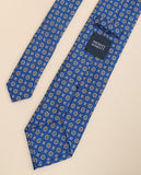 Gravata 100% Seda em Azul Escuro