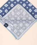 Lenço de Bolso 100% Linho em Azul Escuro