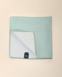 Lenço de Bolso 100% Seda em Verde Claro