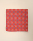 Lenço de Bolso 100% Seda em Encarnado