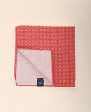 Lenço de Bolso 100% Seda em Encarnado