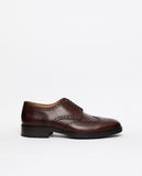 Dark Brown Derby Shoes 100% Leather