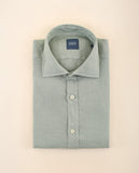 Camisa Casual 100% Linho em Verde Claro