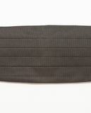 Faixa de Smoking 100% Seda em Preto