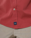 Camisa Casual 100% Algodão em Bordeaux Claro