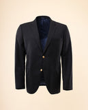 Blazer 100% Lã em Azul Escuro
