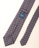 Gravata 100% Seda em Azul