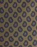 Gravata 100% Seda em Verde Seco