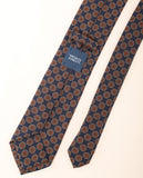 Gravata 100% Seda em Azul Escuro