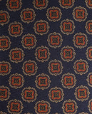 Gravata 100% Seda em Azul Escuro